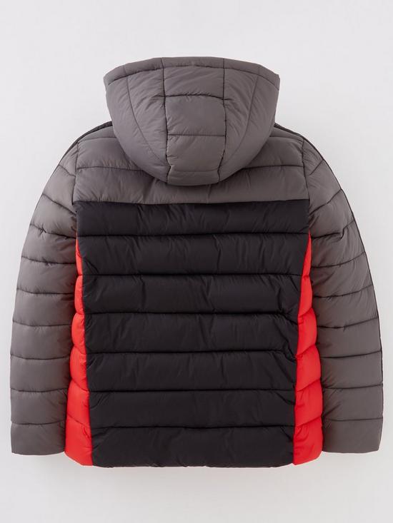 back image of v-by-very-boys-colour-block-padded-jacket-multi