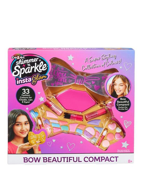 stillFront image of shimmer-sparkle-shimmer-n-sparkle-instaglam-bow-beauty-compact
