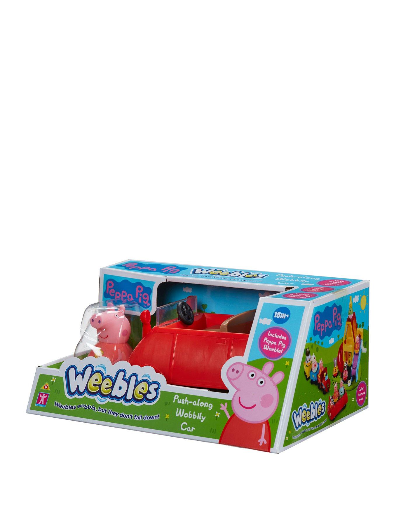 Weebles Push Along Wobbily Car