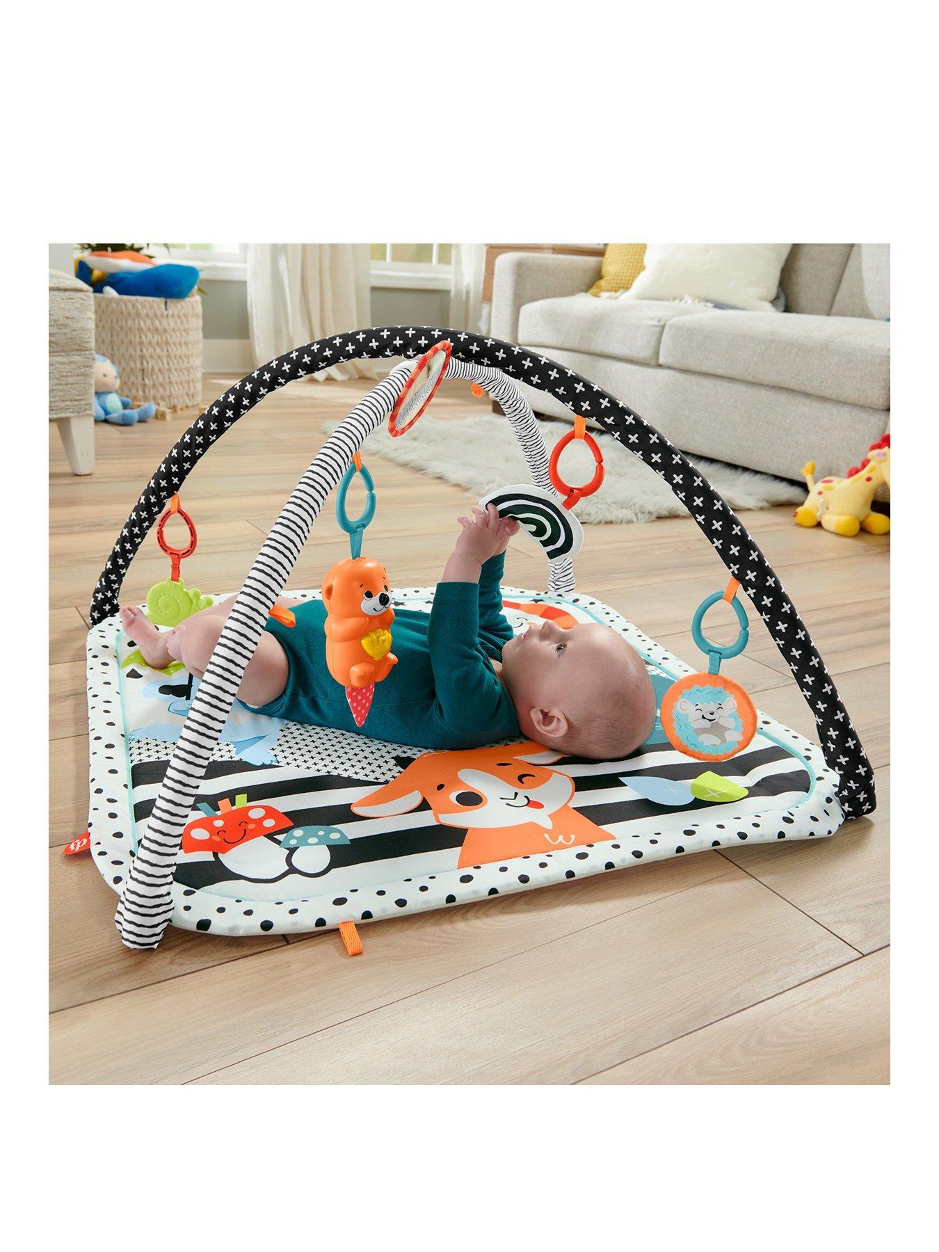 Fisher-Price 3-in-1 Music, Glow  &  Grow Baby Gym Play Mat