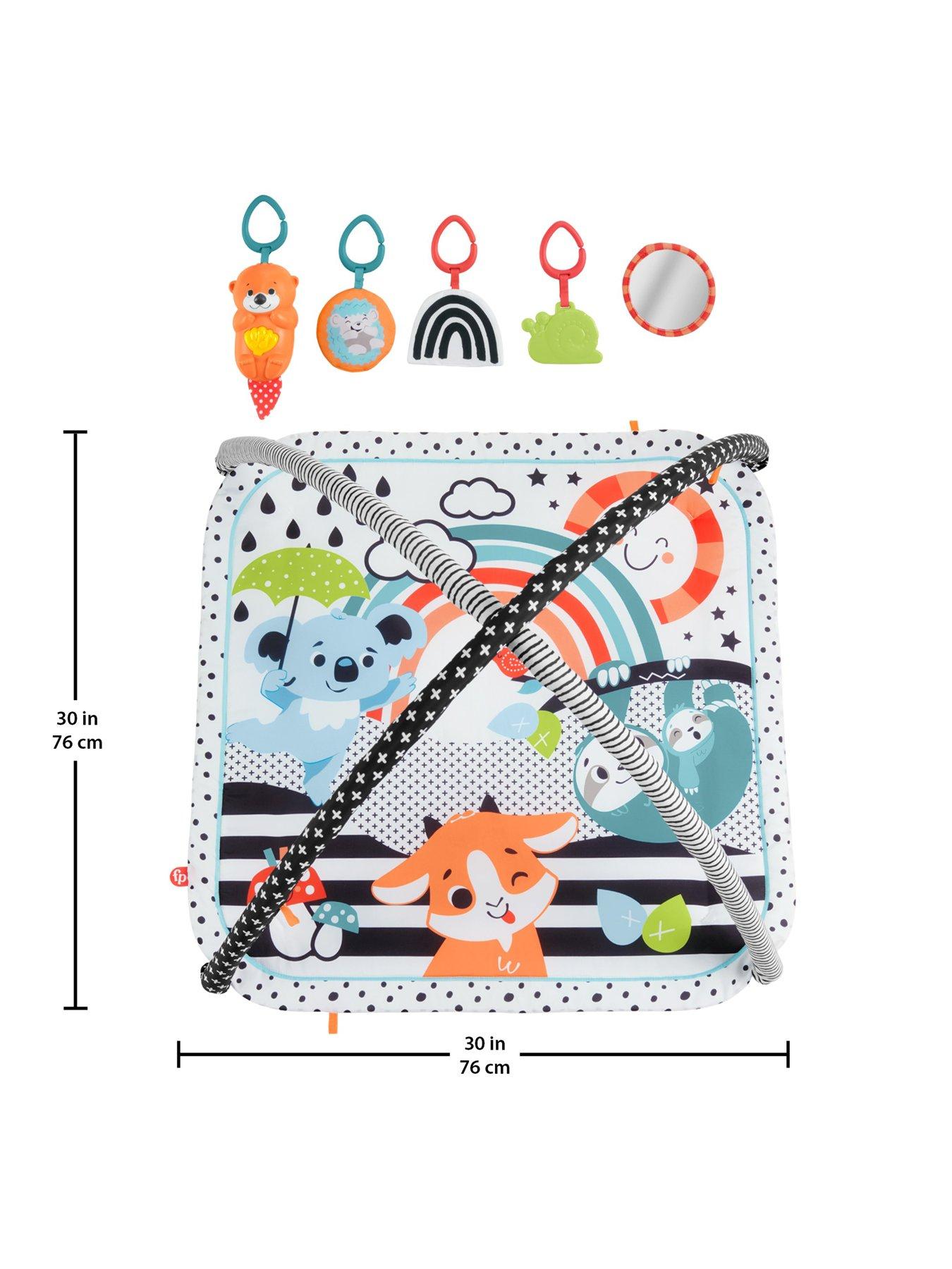 Image 7 of 8 of Fisher-Price 3-in-1 Music, Glow &amp; Grow Baby&nbsp;Gym Play Mat