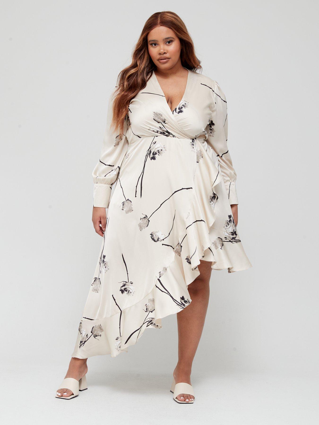 ax paris curve wrap dress