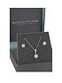  image of simply-silver-gift-boxed-sterling-silver-925-flower-jewellery-set
