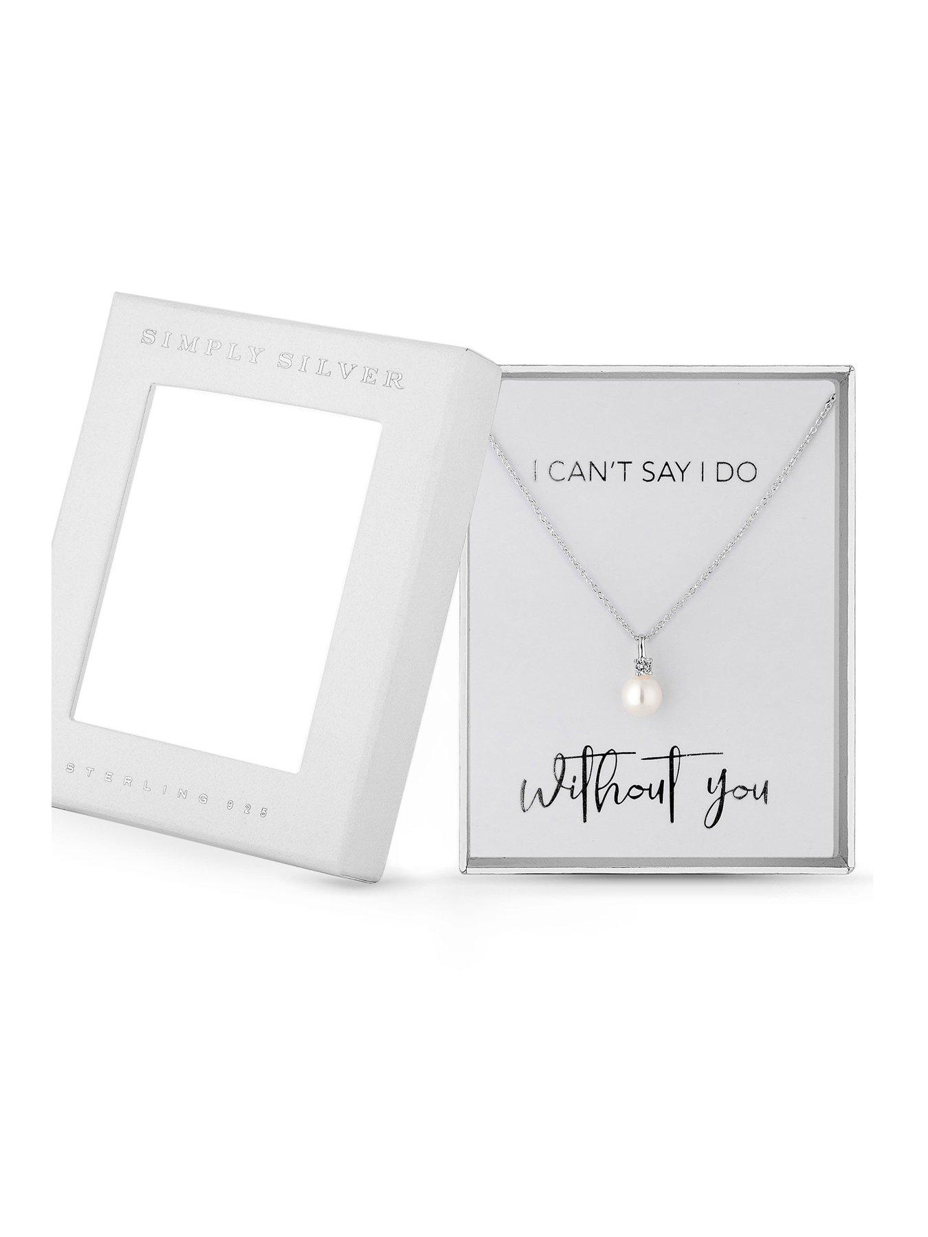  image of simply-silver-gift-boxed-sterling-silver-925-with-freshwater-pearl-necklace