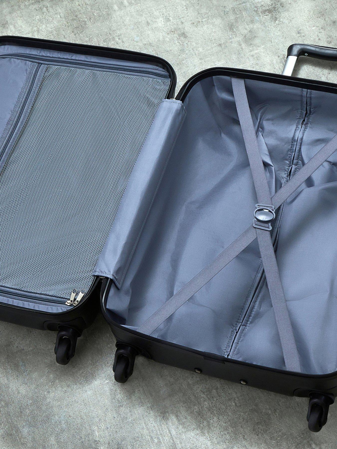  image of rock-luggage-byron-3-piece-set-hardshell-4-wheel-spinner-black