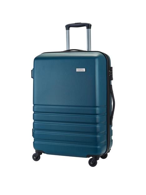 rock-luggage-byron-4-wheel-hardsell-medium-suitcase-teal
