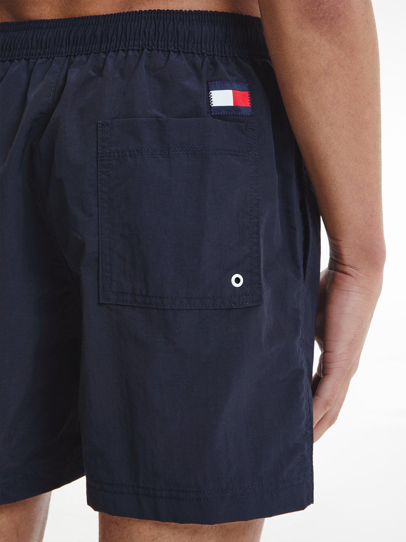 Image 3 of 4 of Tommy Hilfiger Flag Swimshorts - Navy