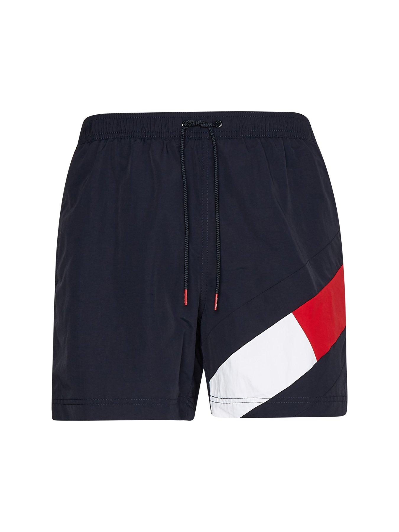 Image 4 of 4 of Tommy Hilfiger Flag Swimshorts - Navy