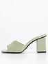  image of pieces-pclouisa-heeled-sandal-green