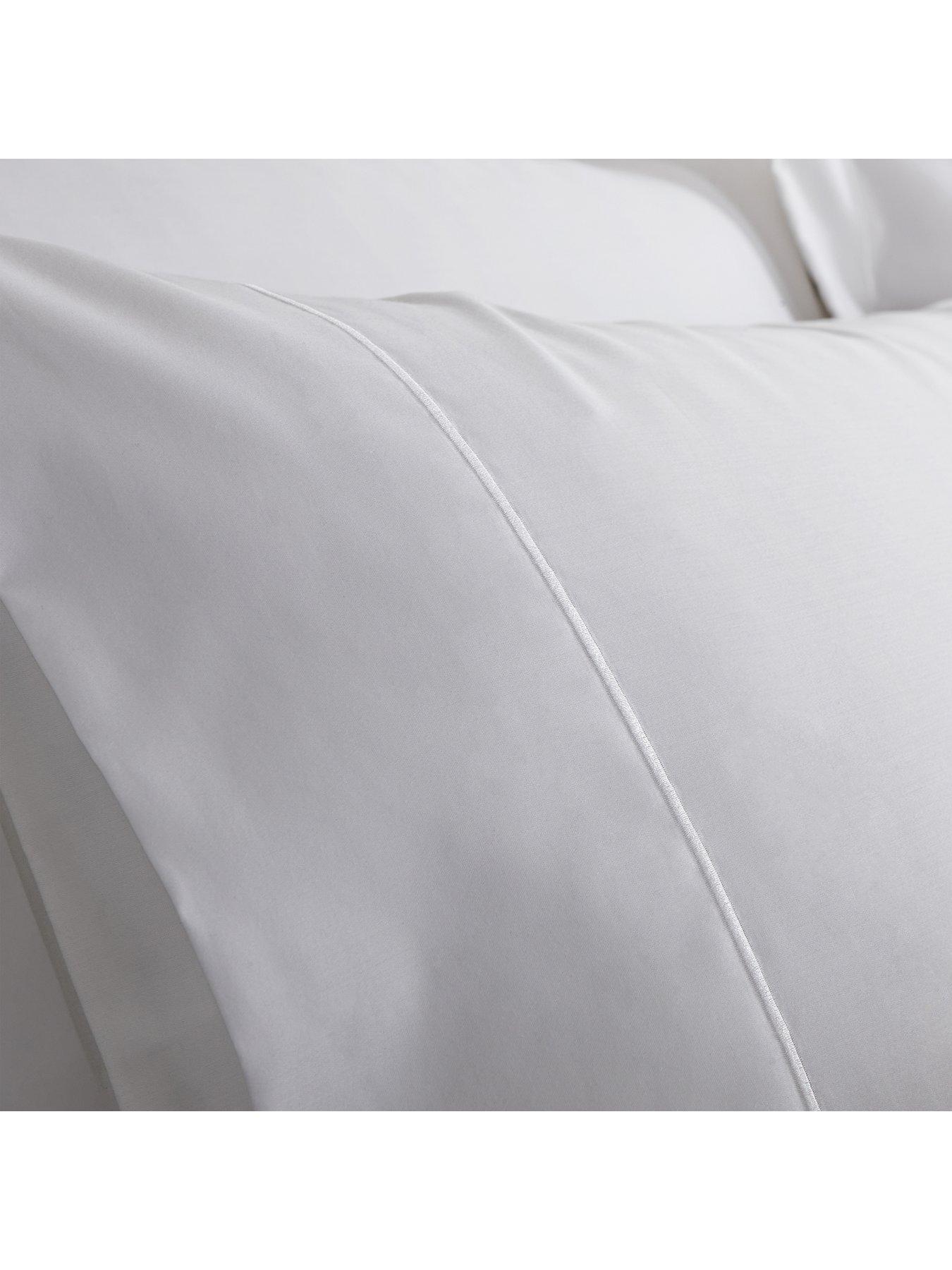  image of bianca-luxury-800-thread-100-cotton-sateen-duvet-cover-set-white