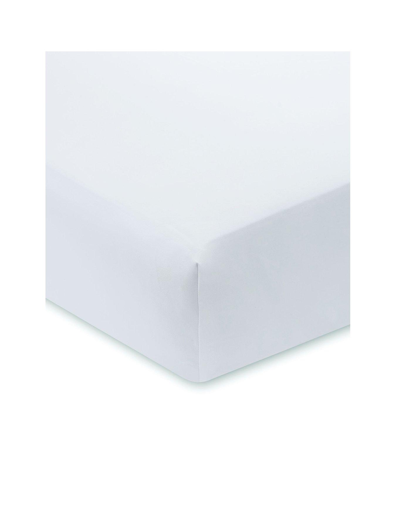 stillFront image of bianca-luxury-800-thread-100-cotton-sateen-fitted-sheet-white