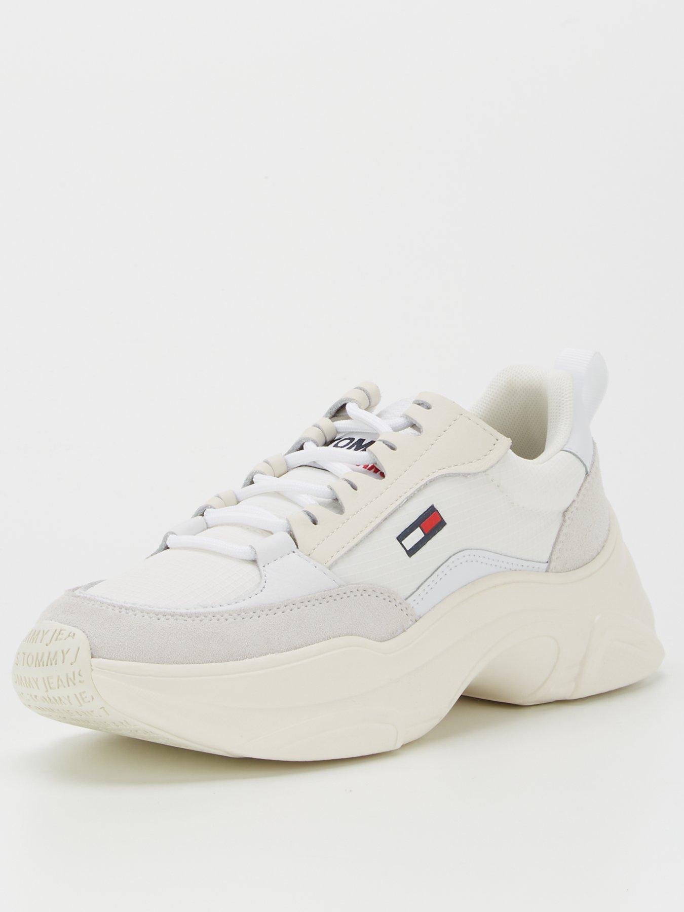 stillFront image of tommy-jeans-lightweight-shoe-white