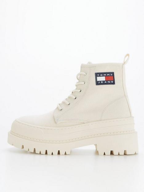 tommy-jeans-canvas-lace-up-boot-cream