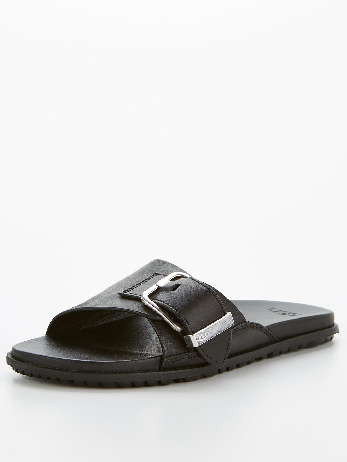 Ugg hotsell black sliders