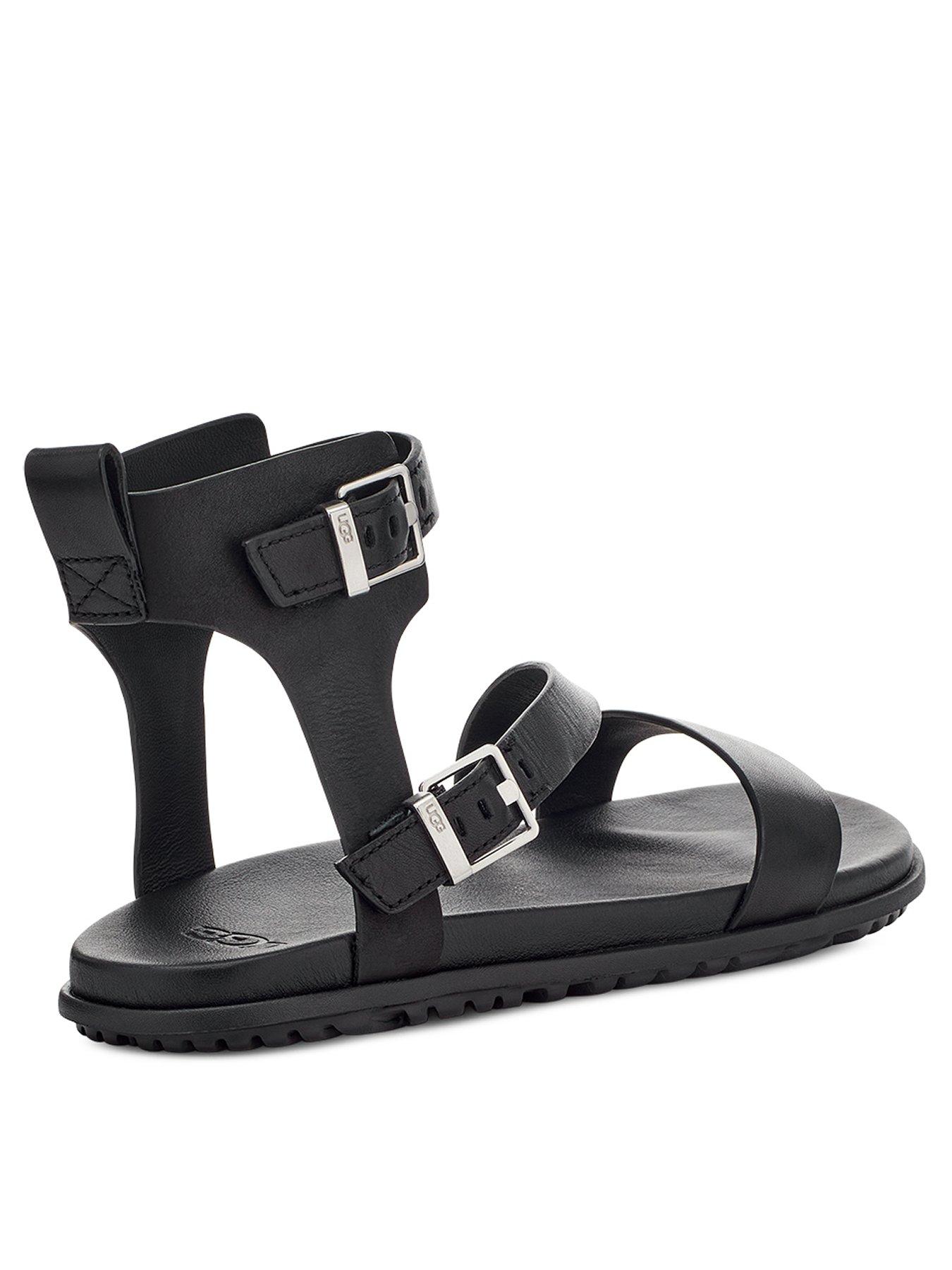 Two strap hot sale flat sandals