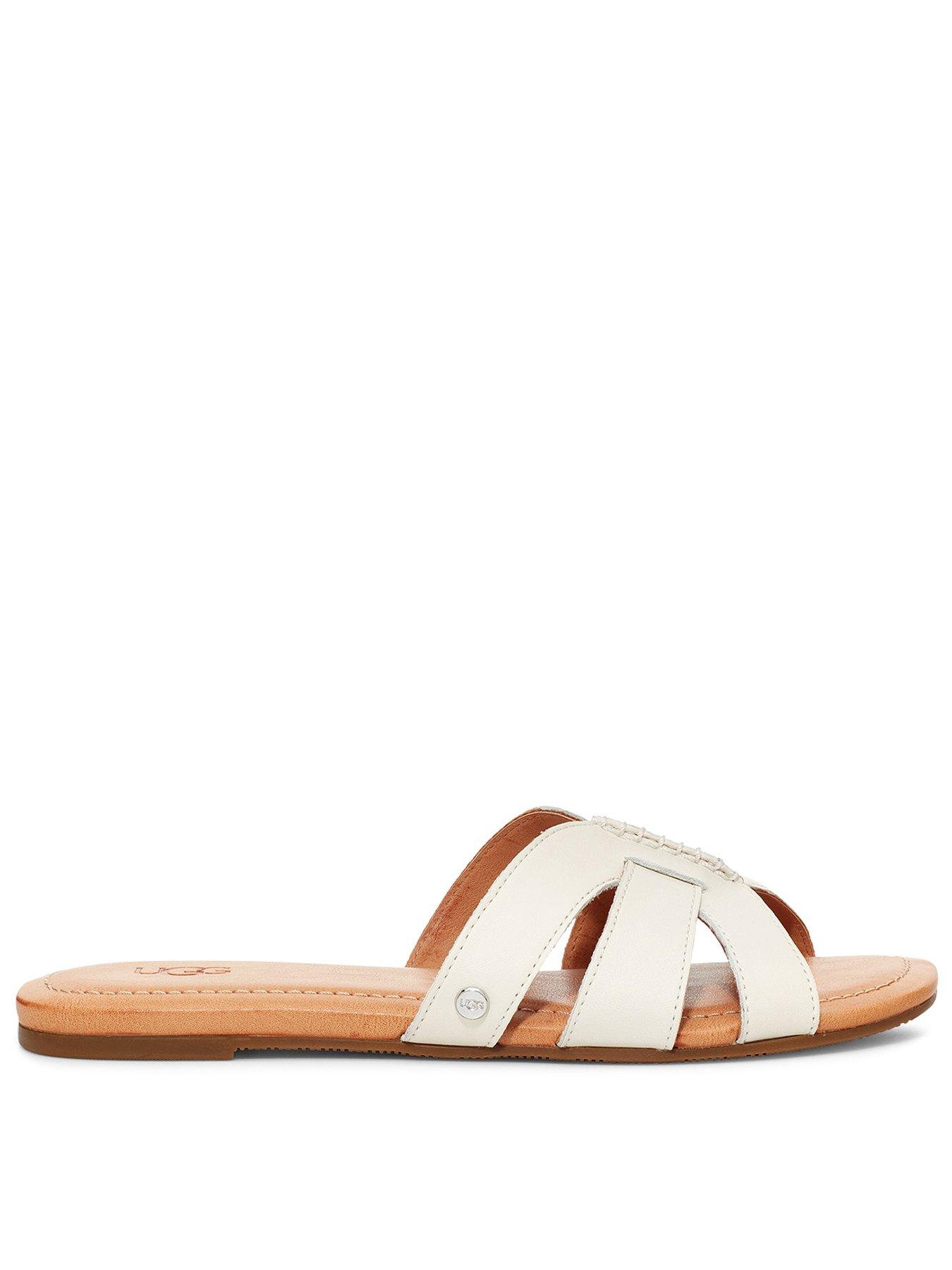 fur sliders black