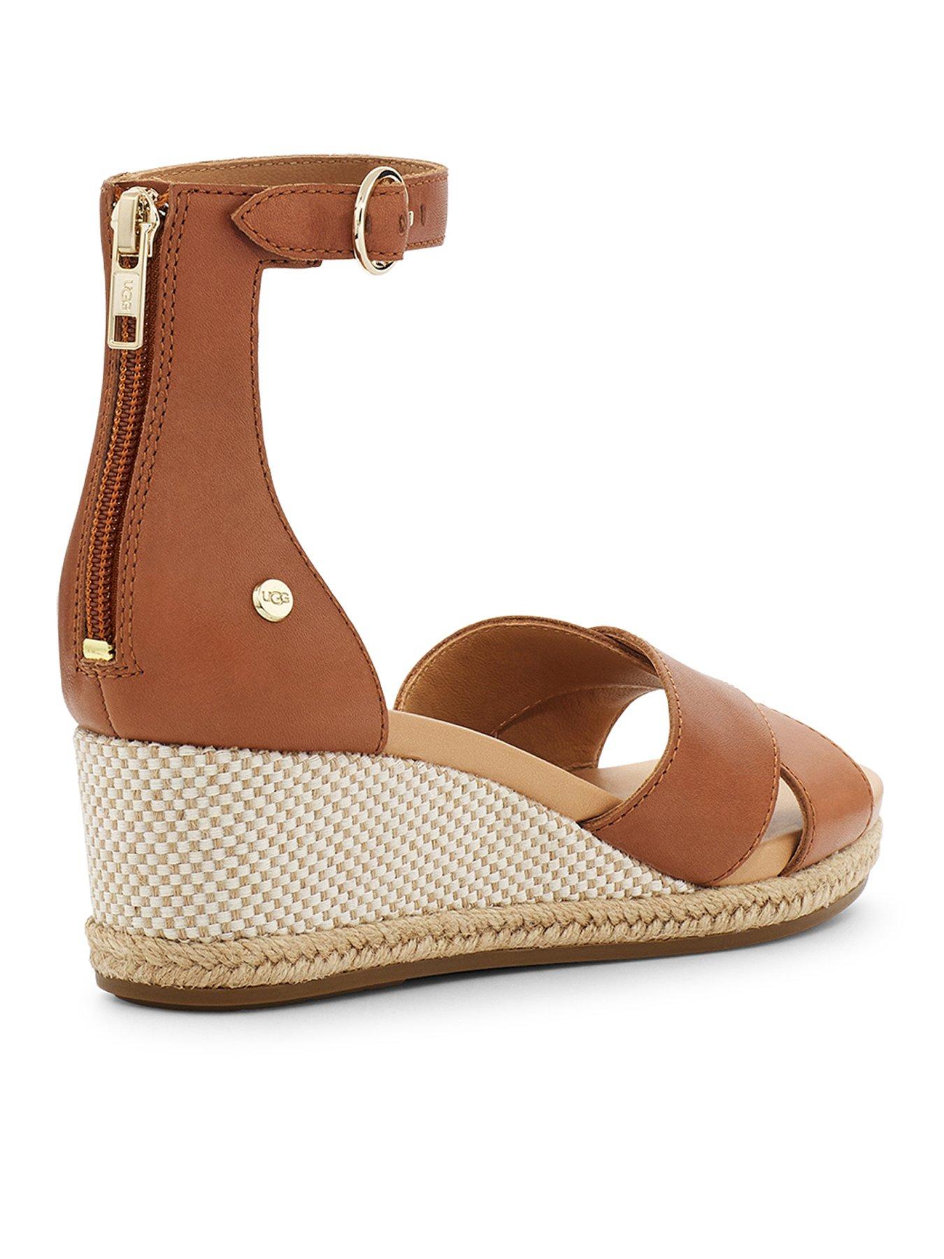 Uggs clearance wedge sandals