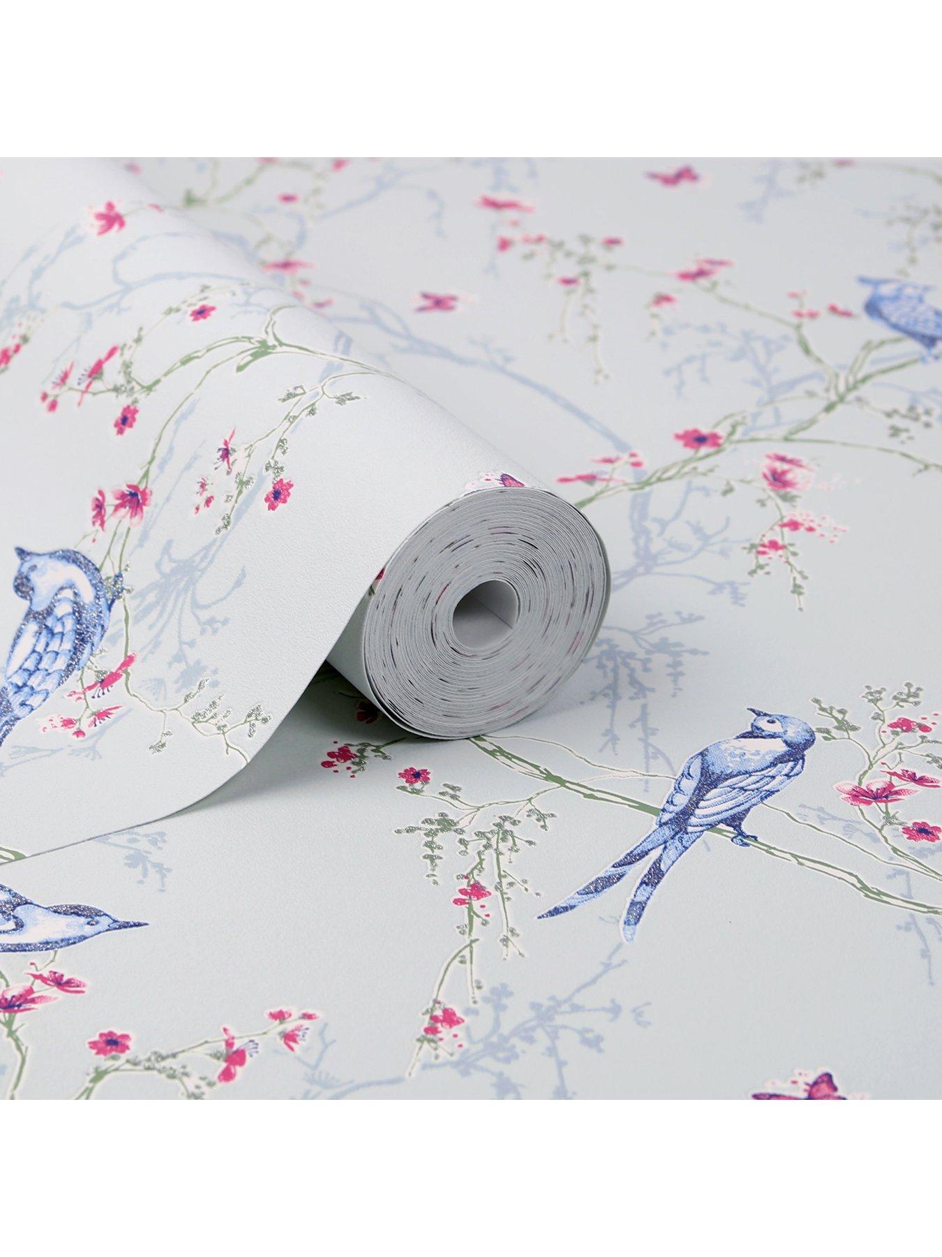 Superfresco Easy Songbird Duck Egg Wallpaper
