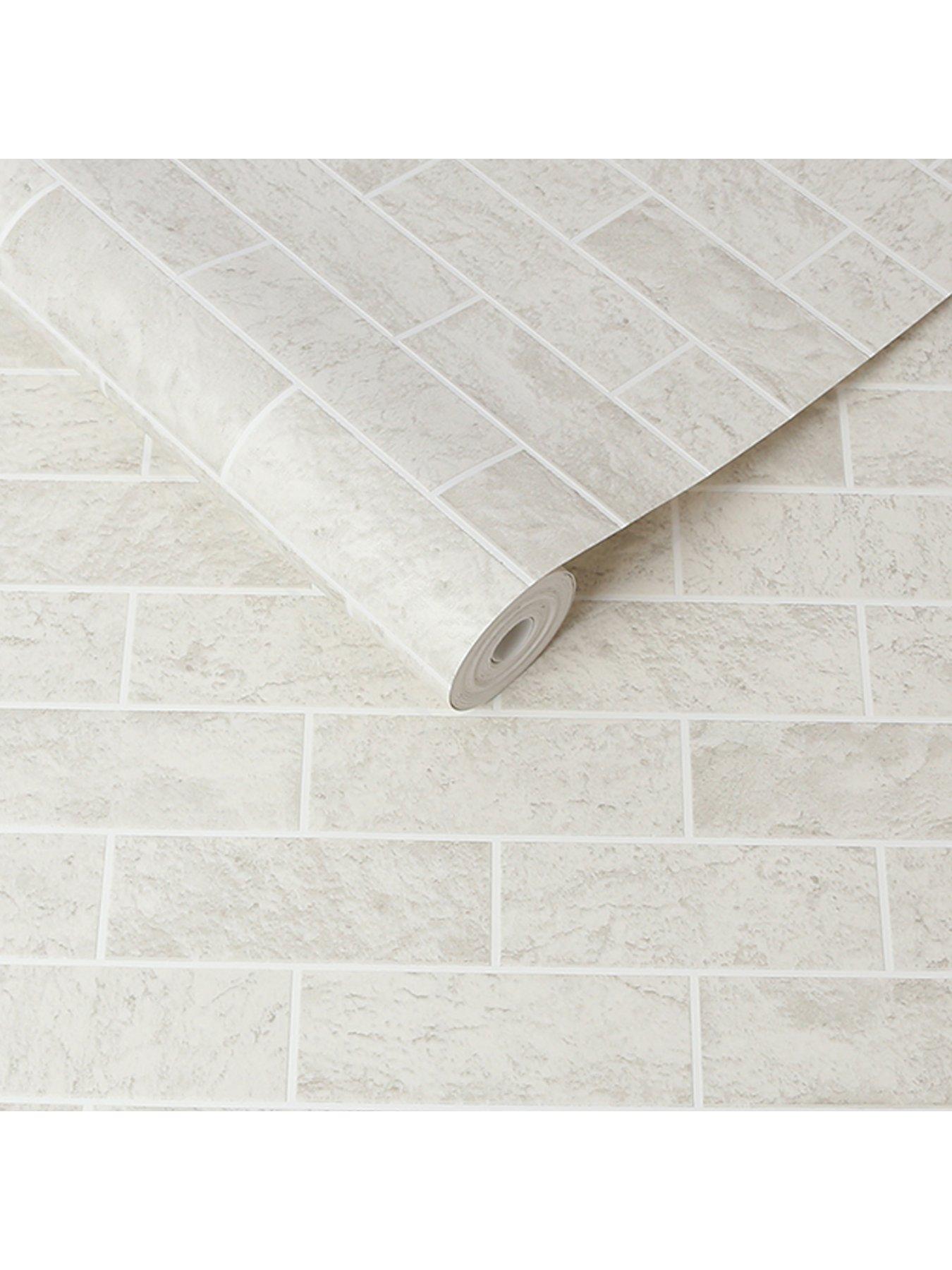 Contour Natural Tile Kitchen & Bathroom Wallpaper