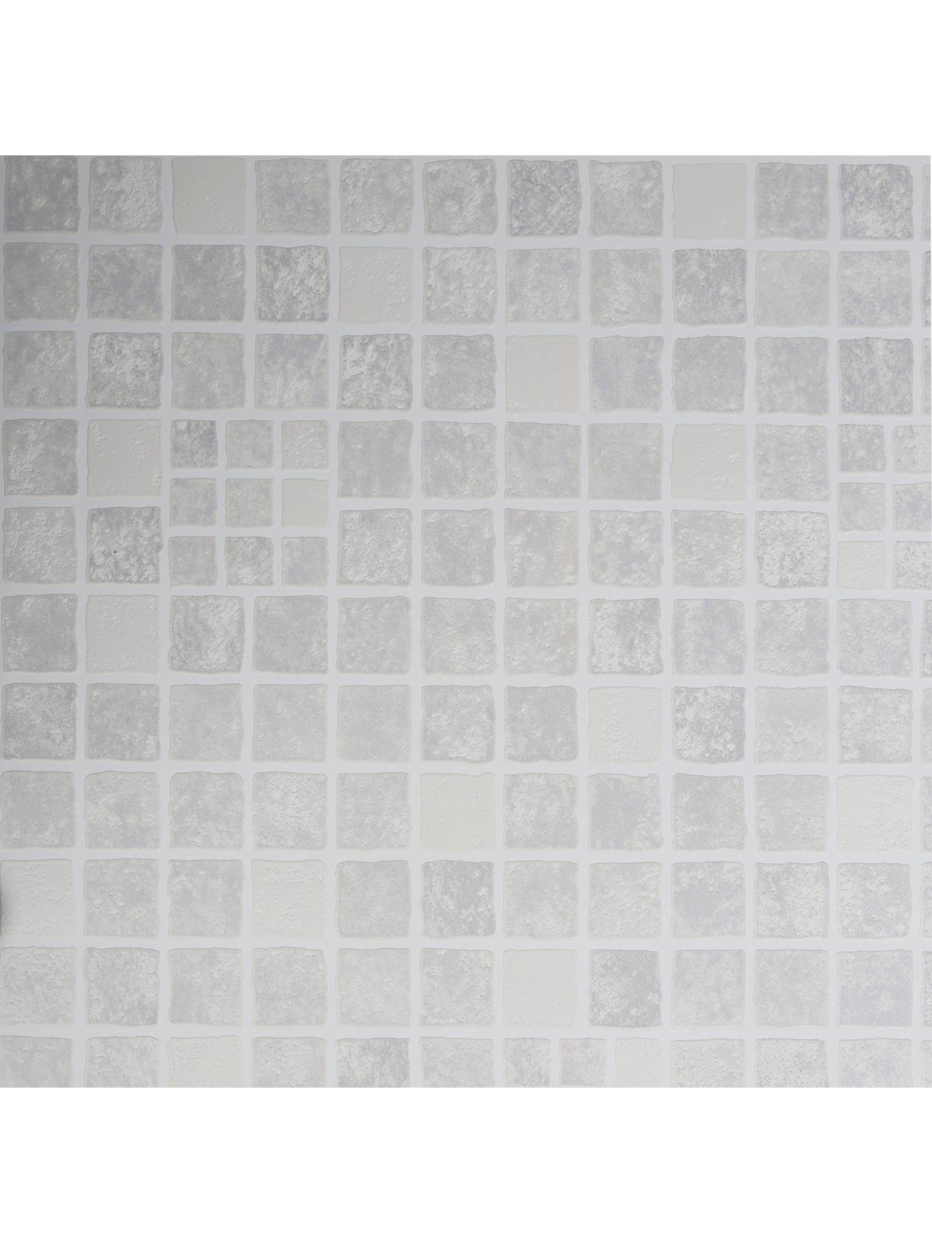 Image 3 of 3 of Contour Earthen Mid Grey Kitchen &amp; Bathroom Wallpaper