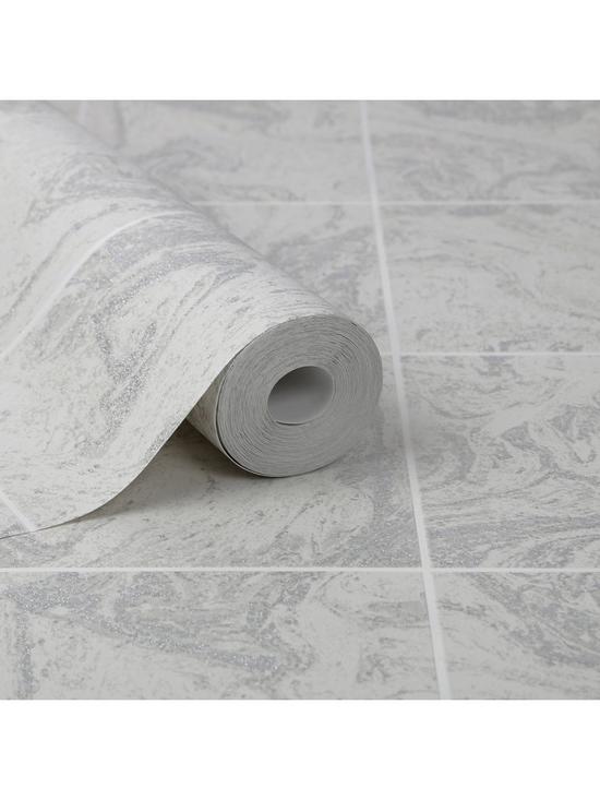 stillFront image of contour-glitter-marble-tile-white-kitchen-amp-bathroom-wallpaper