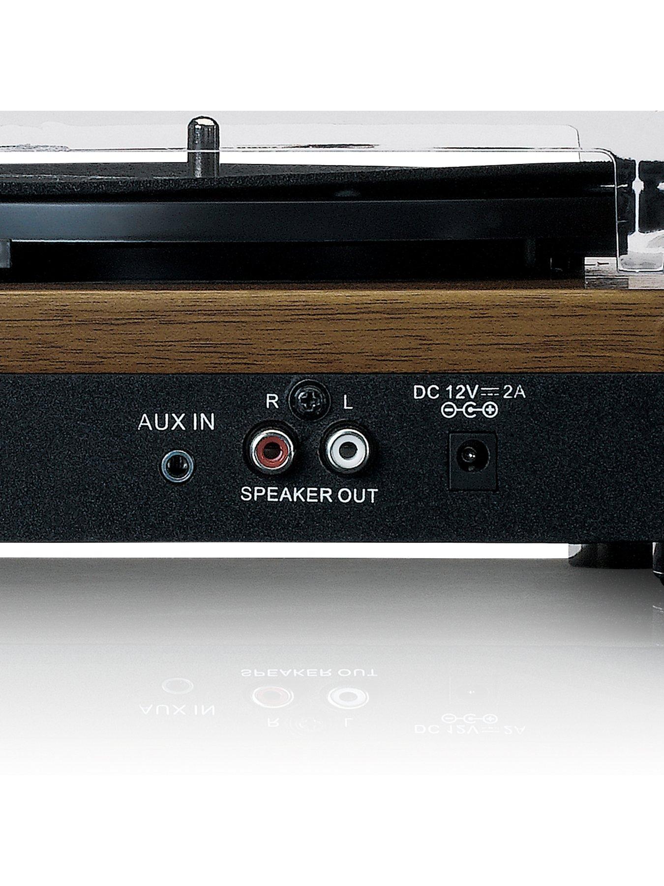  image of lenco-ls-100-turntable-and-hi-fi-speakers