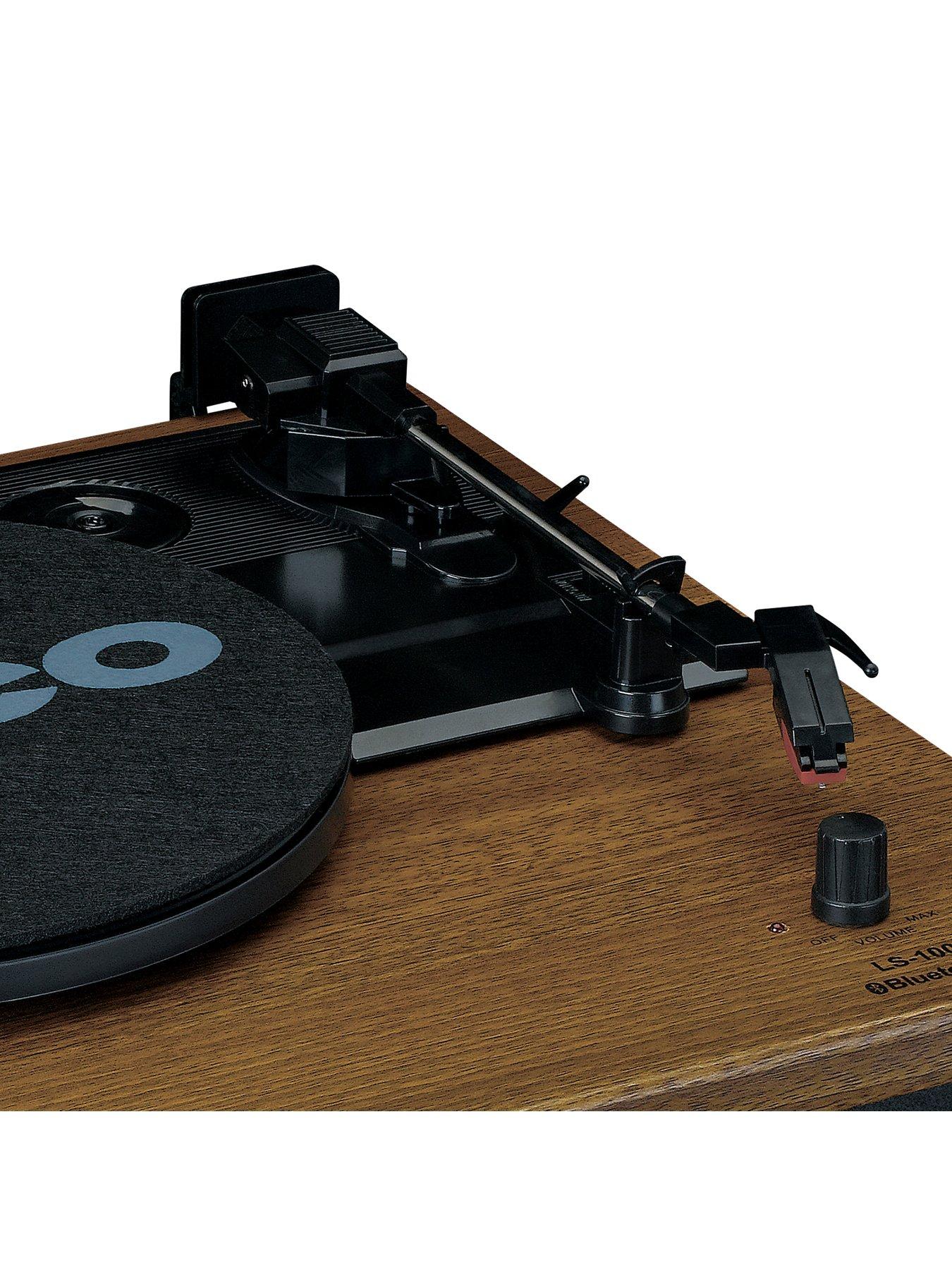  image of lenco-ls-100-turntable-and-hi-fi-speakers