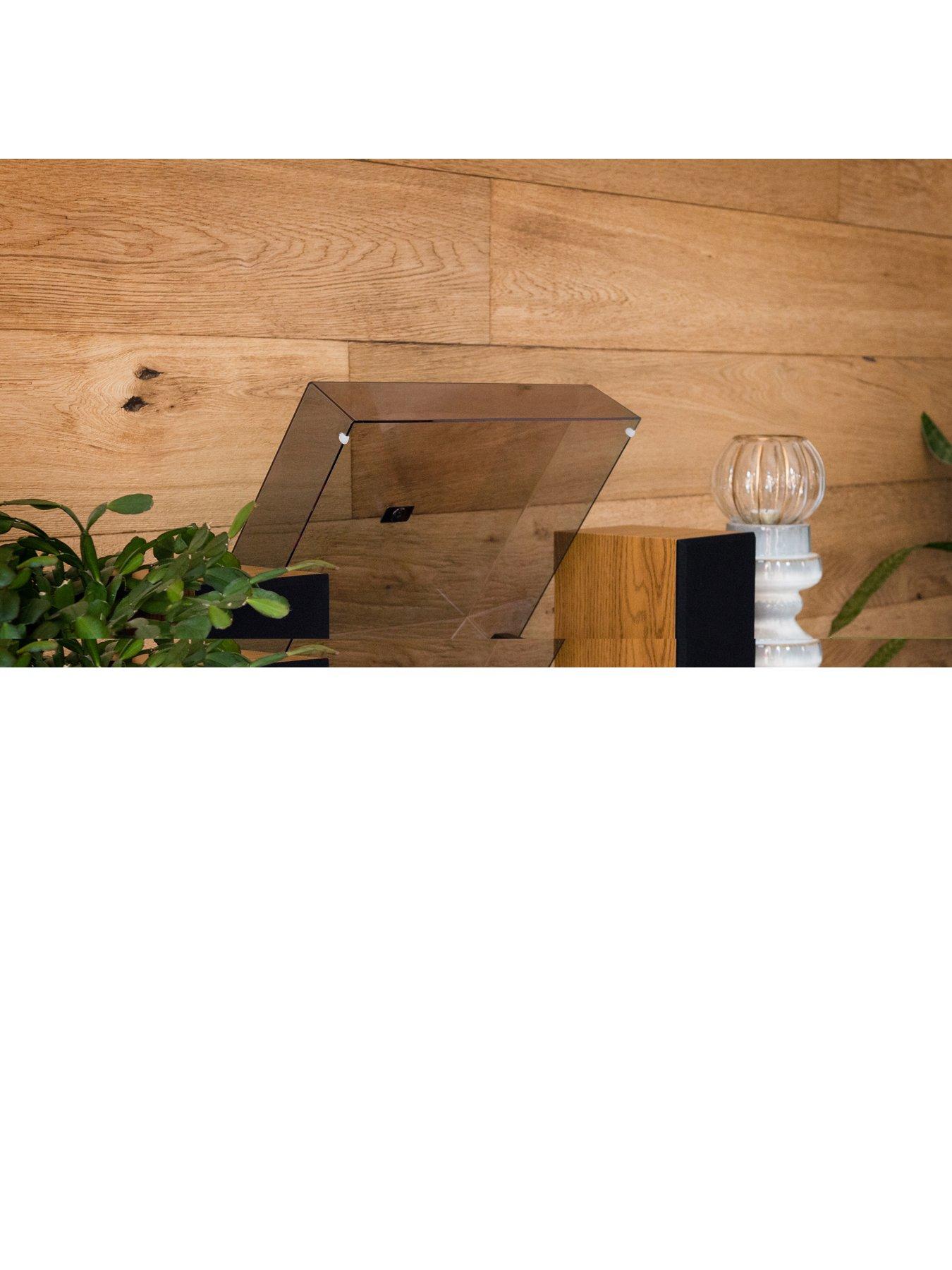  image of lenco-ls-300-wood-turntable-and-hi-fi-speakers