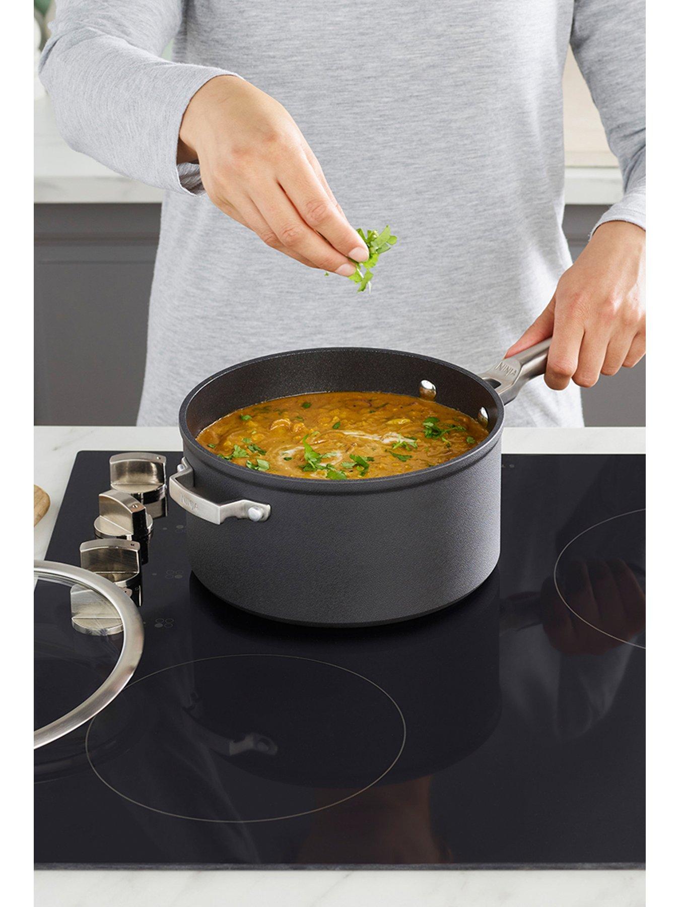Image 4 of 4 of NINJA Foodi ZEROSTICK Stackable 3 Piece set - 16/18/20cm Saucepans, non stick - C53000UK