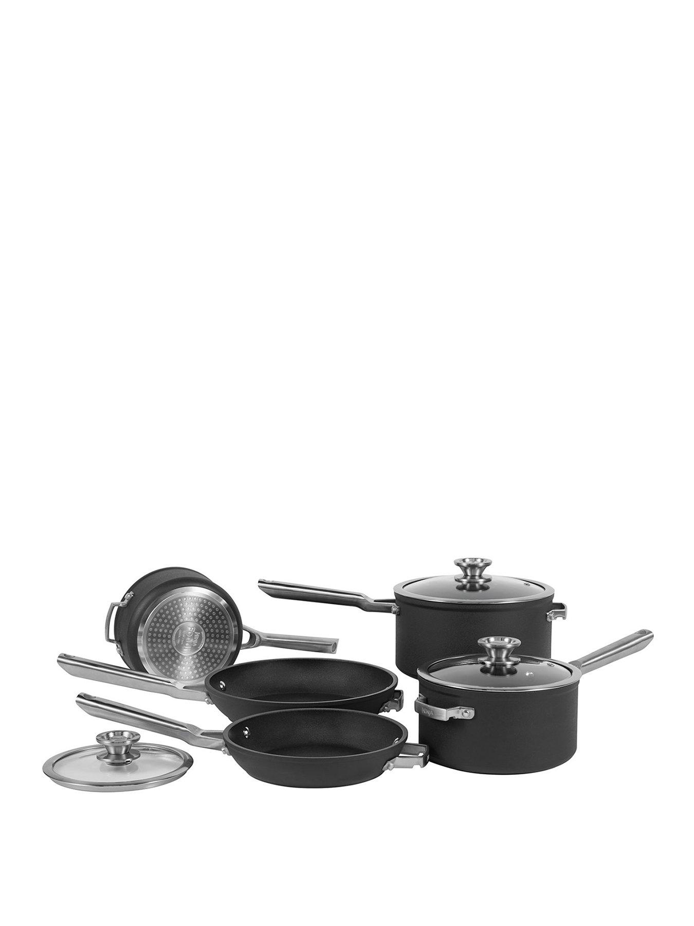 Buy Ninja Zerostick Stainless Steel 5 Piece Non Stick Pan Set