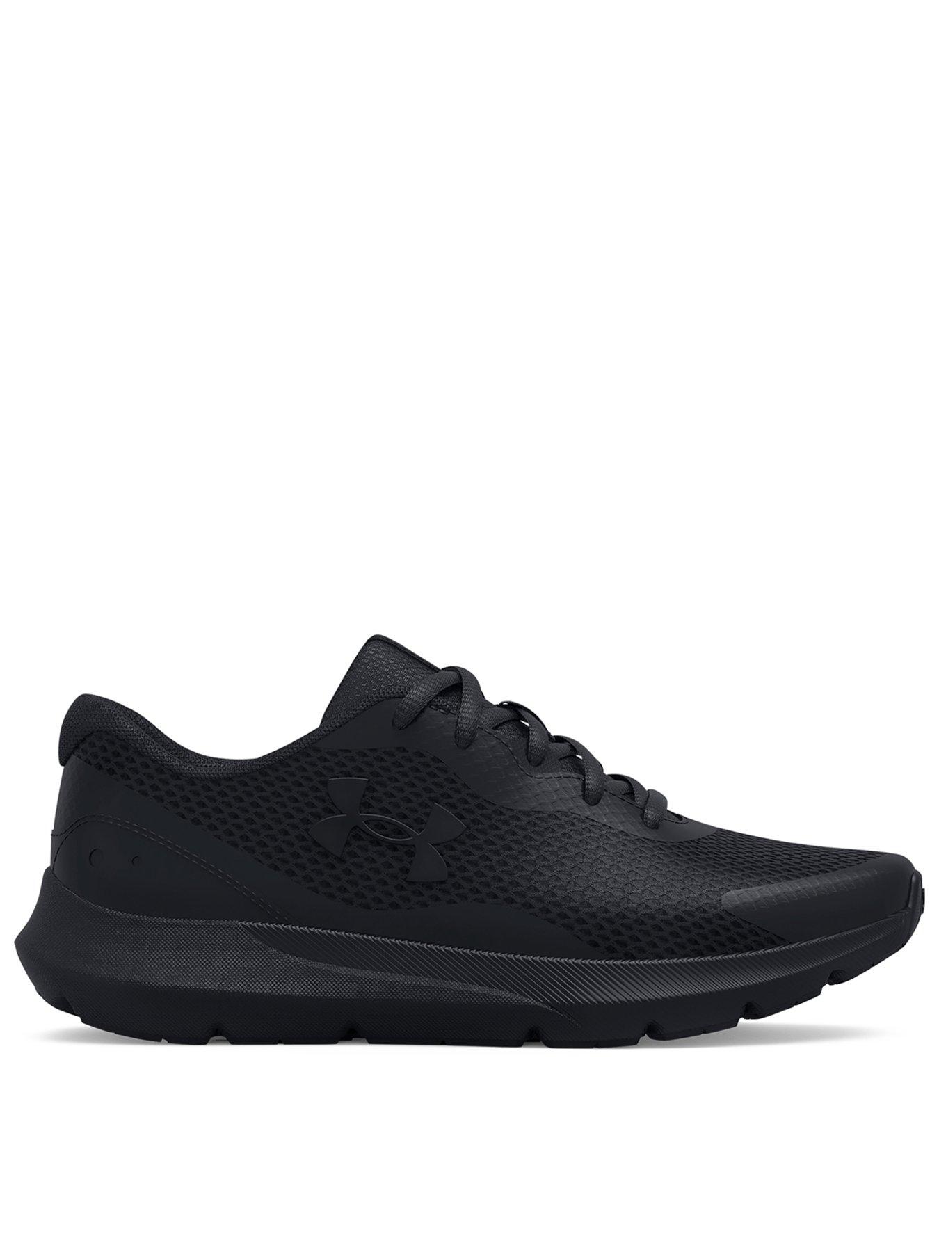 UNDER ARMOUR Junior Surge 3 Trainers Triple Black littlewoods