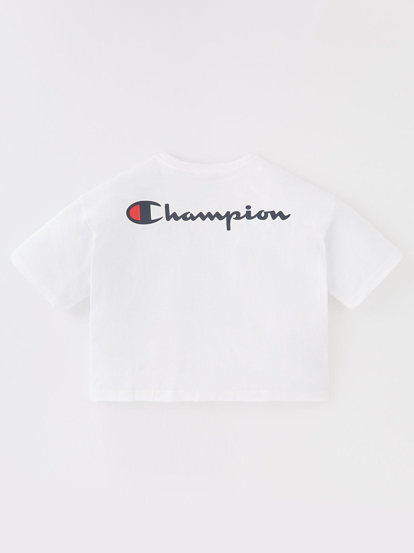 white champion shirt girls