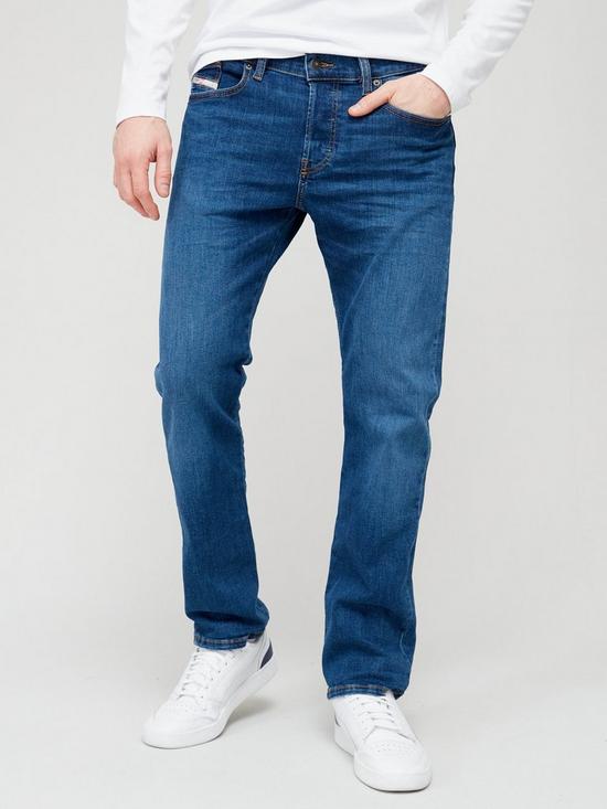 front image of diesel-d-mihtry-mid-wash-straight-fit-jeans-blue