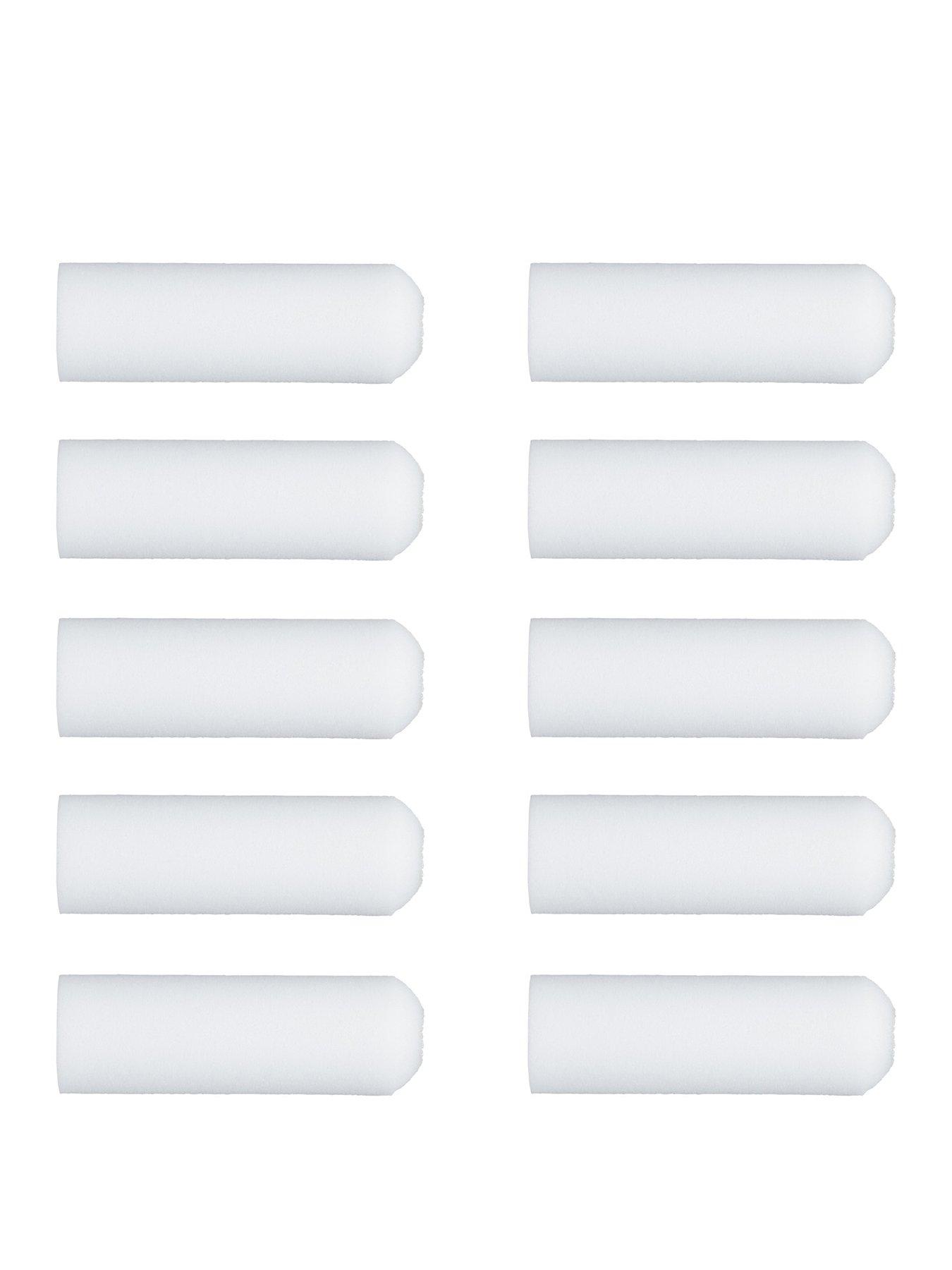 Image 1 of 2 of Harris Seriously Good Woodwork Gloss Mini Roller Sleeve 4in 10 Pack - 199 grams
