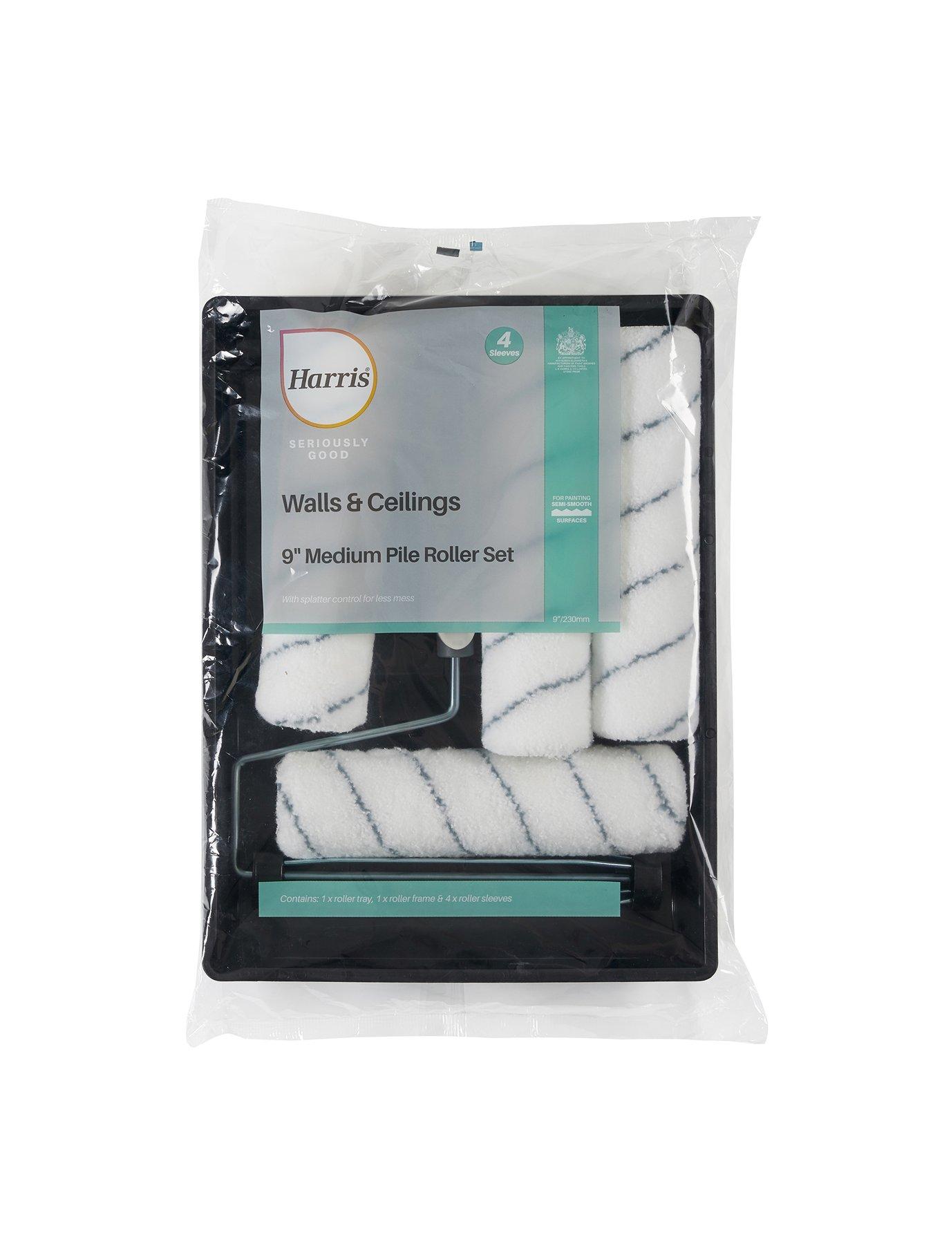 Image 2 of 4 of Harris Seriously Good Walls &amp; Ceilings 4 Medium Pile Roller Set 9in