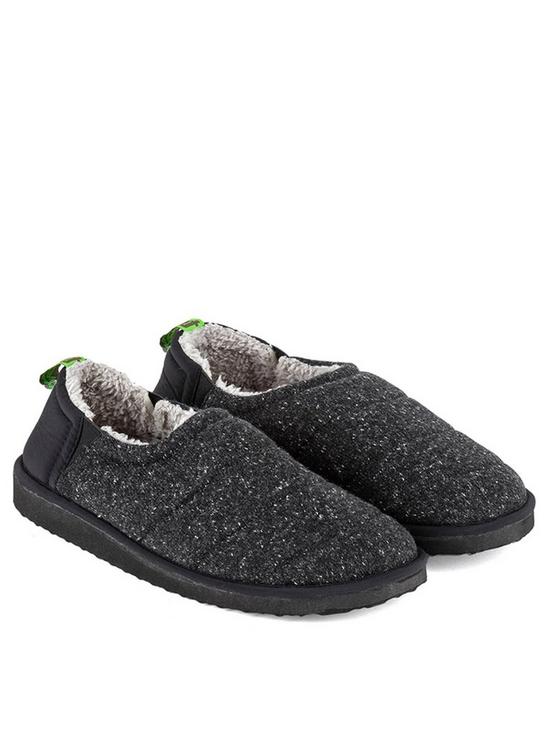 front image of totes-premium-full-back-slippers-multi