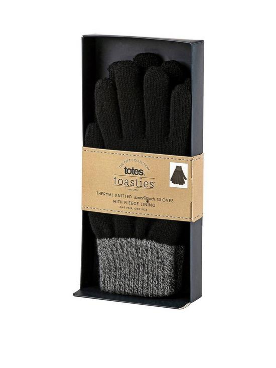 stillFront image of totes-thermal-stretch-knitted-glove-set