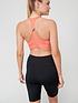  image of tommy-sport-performance-mid-intensity-graphic-racer-bra-coral