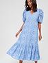  image of v-by-very-embroidered-puff-sleeve-beach-maxi-dress-blue