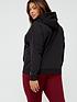  image of tommy-jeans-curve-oversized-signature-zip-through-black