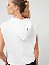  image of tommy-sport-relaxed-terry-sleeveless-hoodienbsp--white