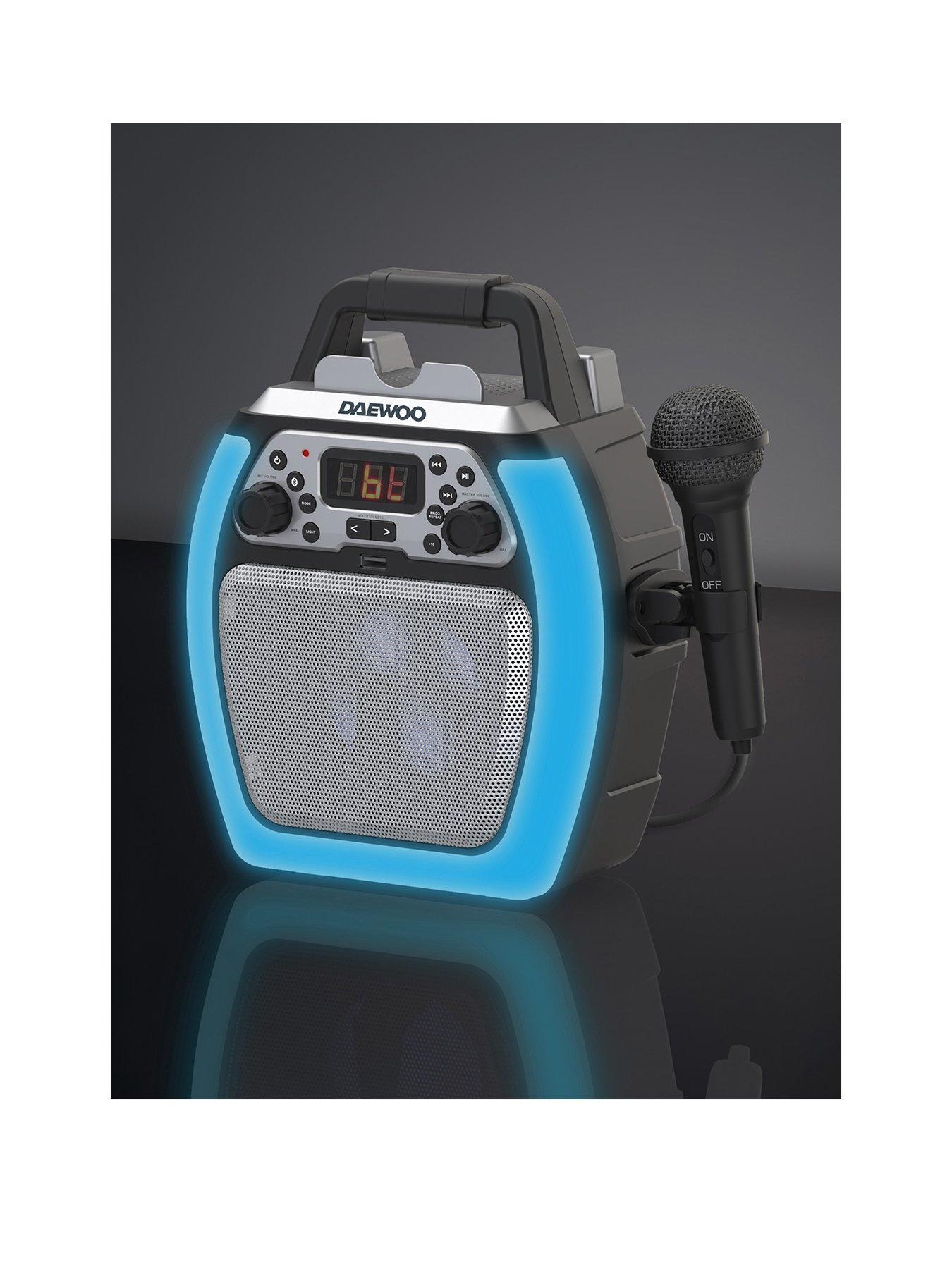 Daewoo Compact Bluetooth Karaoke Machine