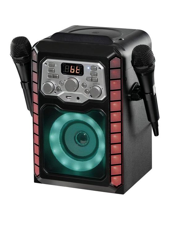 front image of daewoo-cdg-bluetooth-karaoke-machine