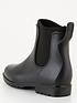  image of everyday-ankle-boot-wellie-black