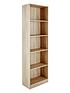  image of very-home-new-metro-tall-wide-bookcase-oak-effectnbsp--fscreg-certified