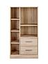 image of very-home-newnbspmetro-3-piece-storage-bookcase-package-oaknbsp--fscreg-certified