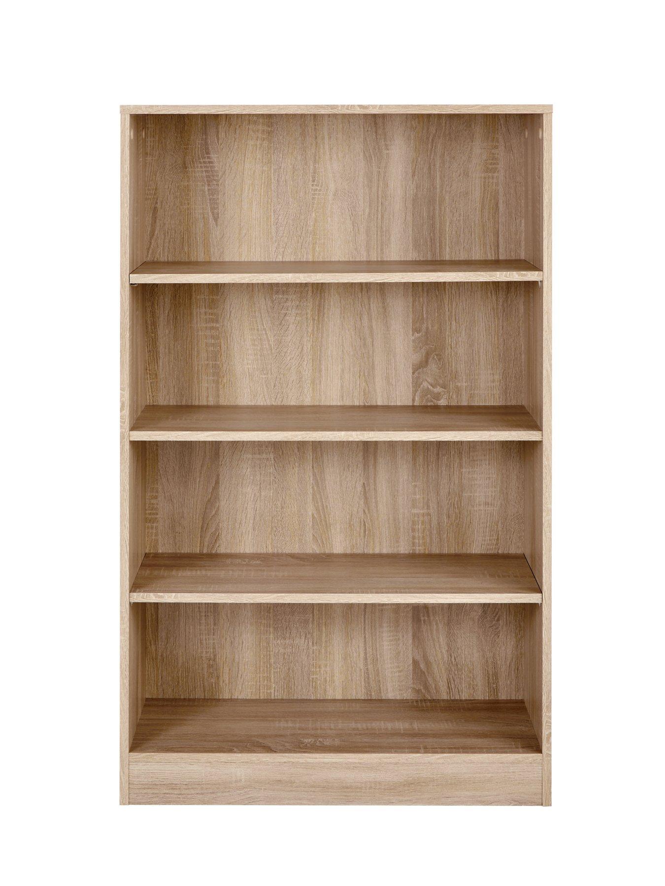  image of very-home-newnbspmetro-3-piece-storage-bookcase-package-oaknbsp--fscreg-certified
