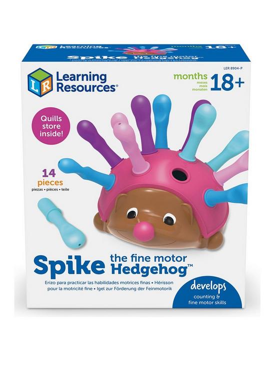 stillFront image of learning-resources-spike-the-fine-motor-hedgehog-pink