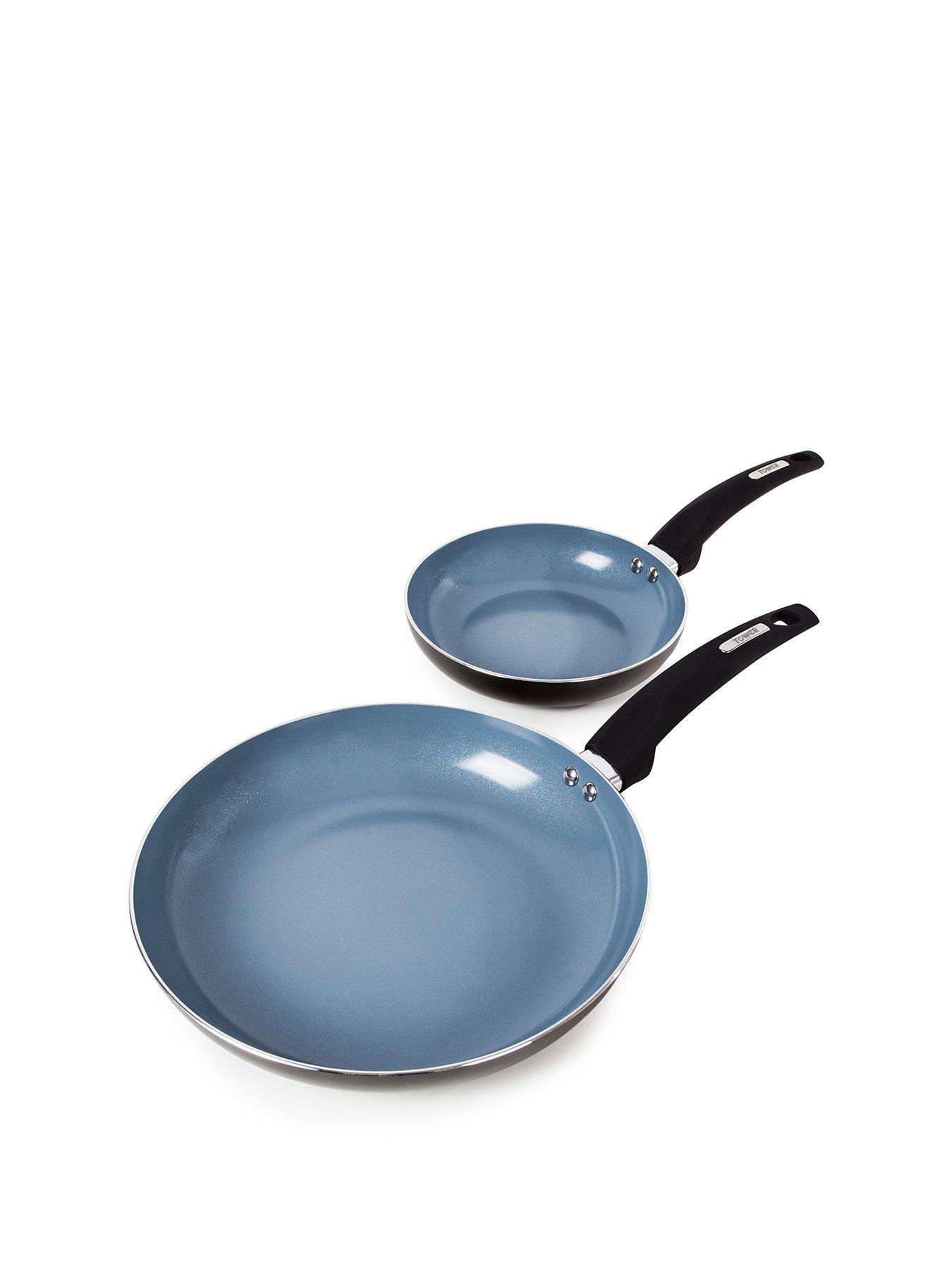 Tower Set of 2 Frying Pans | Littlewoods