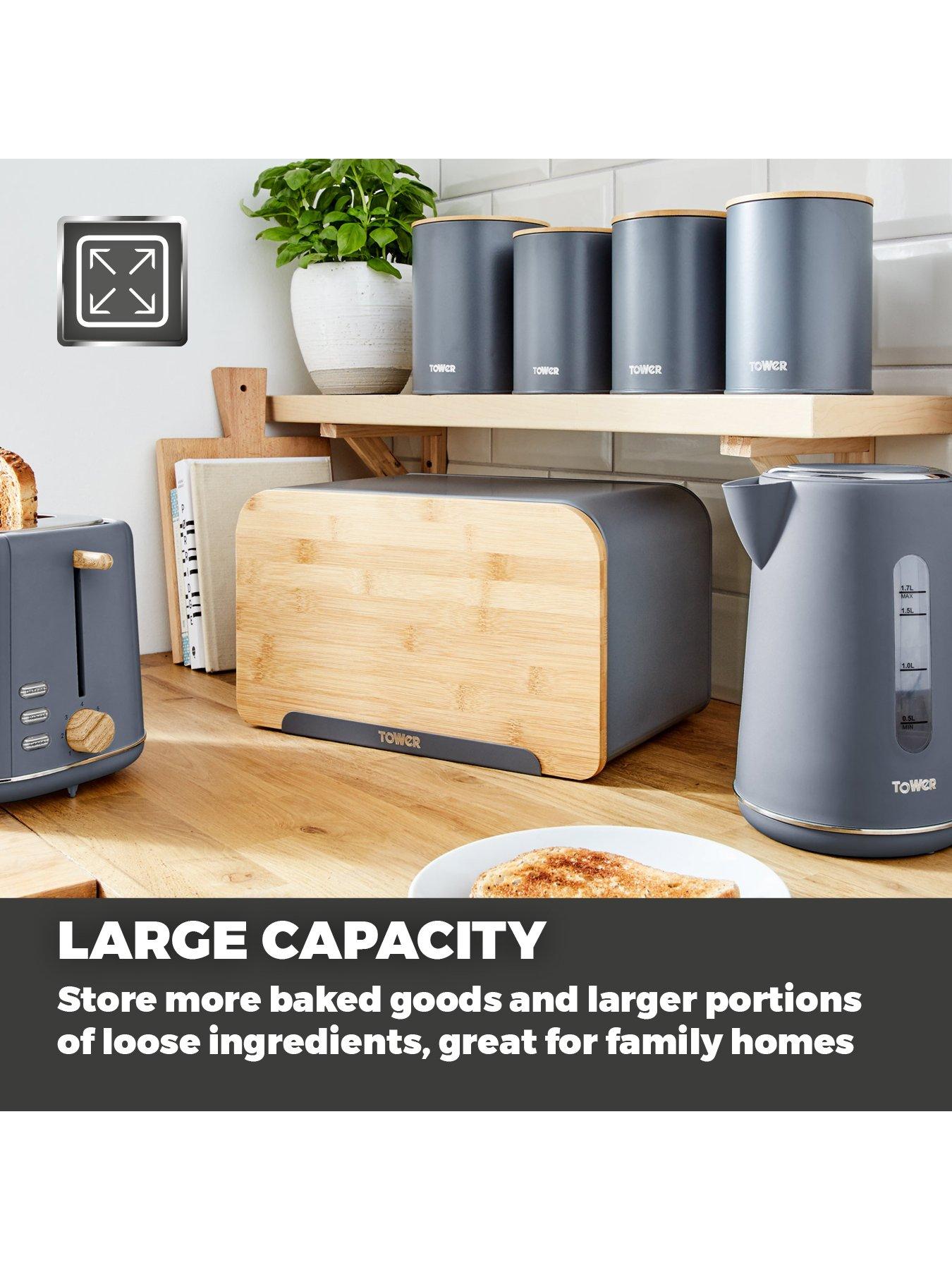  image of tower-scandi-set-of-3-storage-canisters-ndash-grey